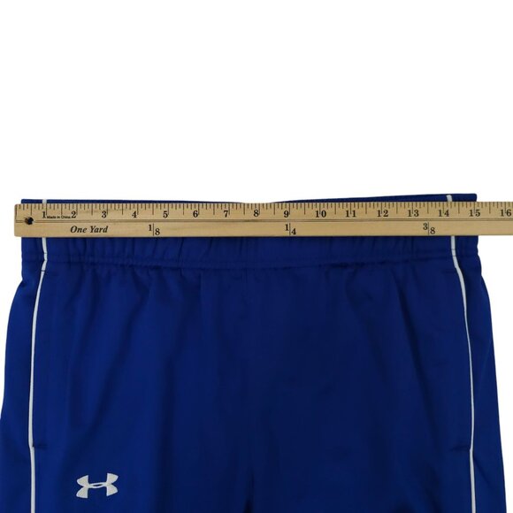 Under Armour Track Warm Up Pant Womens M Royal Blue Elastic Waist Drawstring - Picture 3 of 15